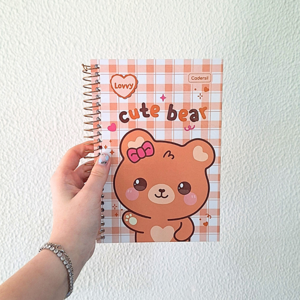 Caderno com Espiral Pequeno 1/4 Lovvy Cadersil - #9