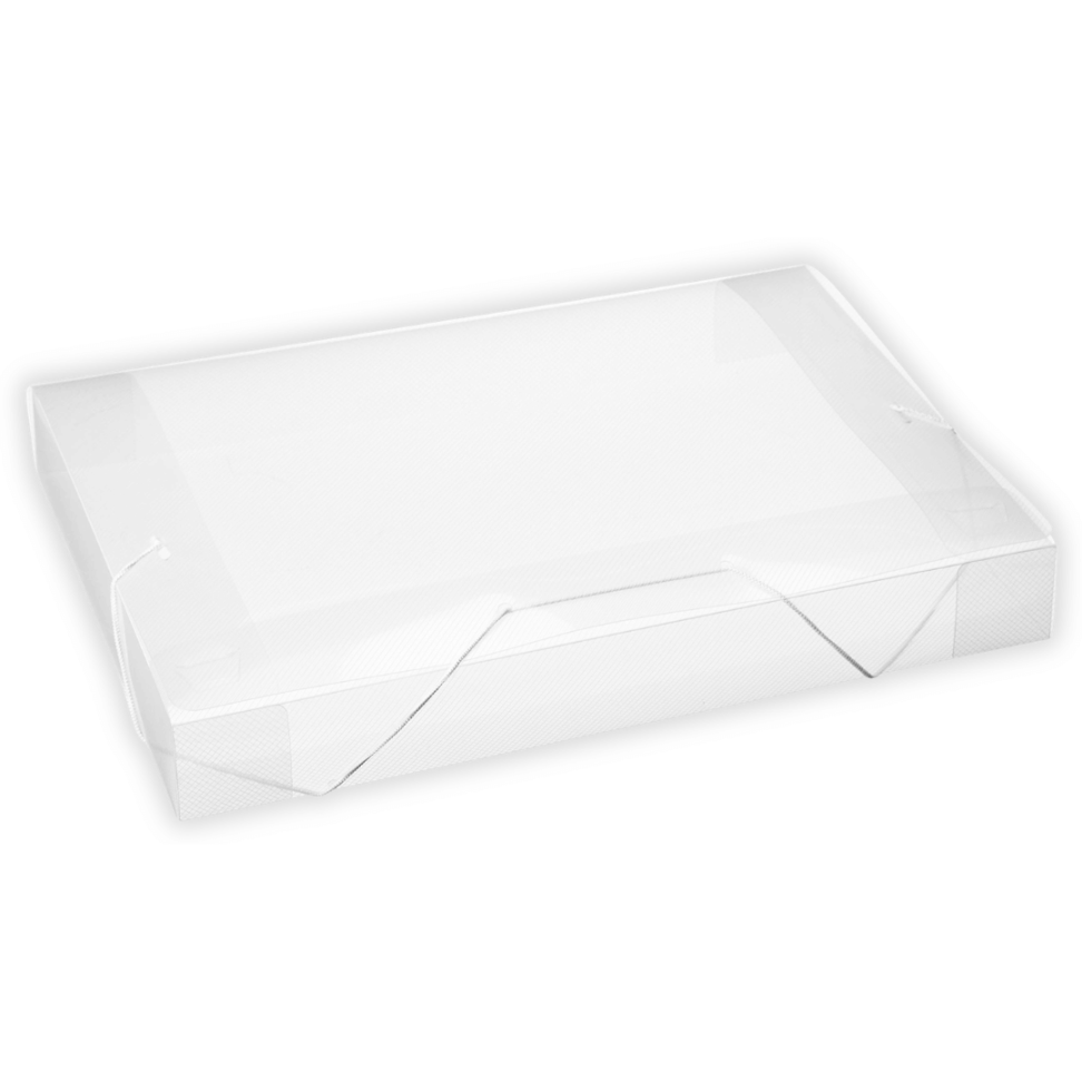 Pasta Aba-Elástico A4 PVC 40mm 1024 Transparente ACP