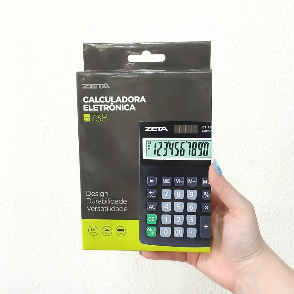 Calculadora de Mesa Eletrônica ZT-738 Zeta - #2