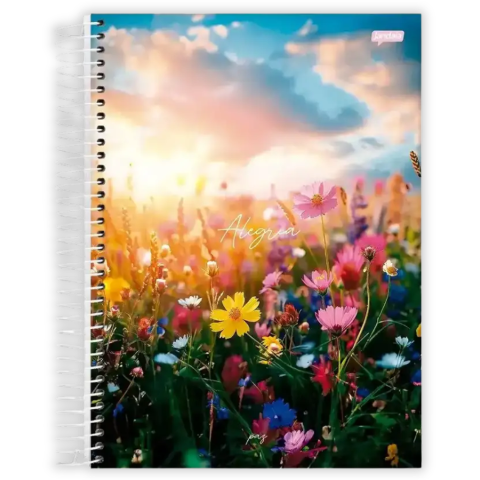 Caderno com Espiral Universitário Paz 1 Matéria Jandaia - #5