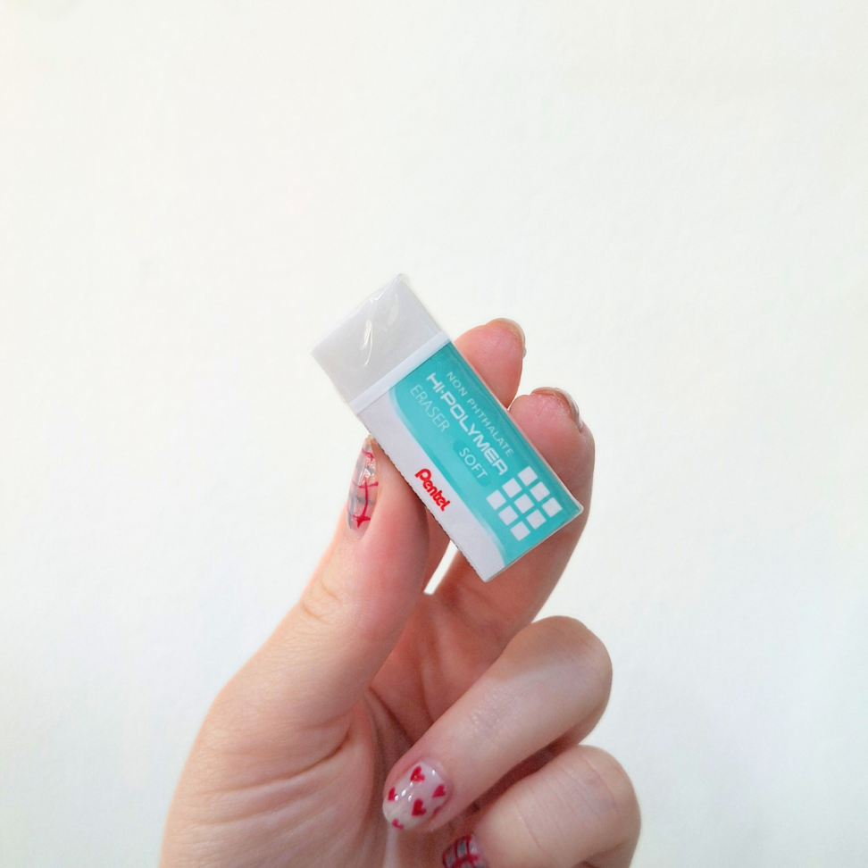 Borracha com Capa Hi-Polymer Soft Pequena Pentel - #1