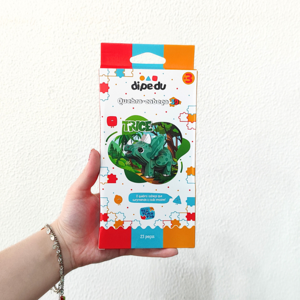 Quebra-Cabeça 3D Trice 23 Peças Dipedu BRW - #4