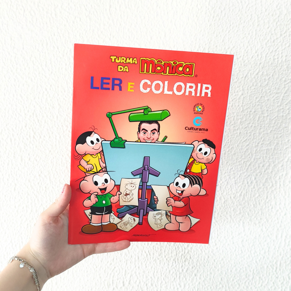 Livro Ler e Colorir Turma da Mônica Culturama - #12