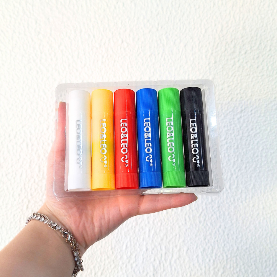 Tinta Guache em Bastão 6 Cores Leo e Leo - #4