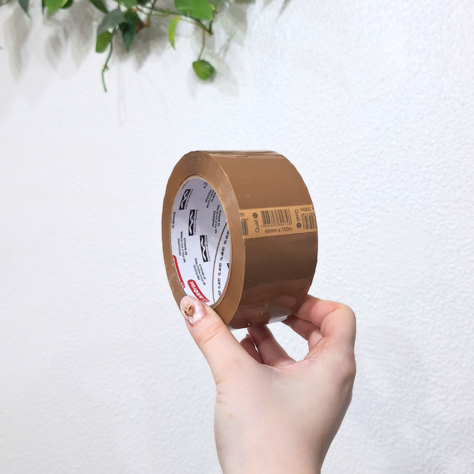 Fita Adesiva Marrom Quali M 48mm x 100m Adelbras - #3