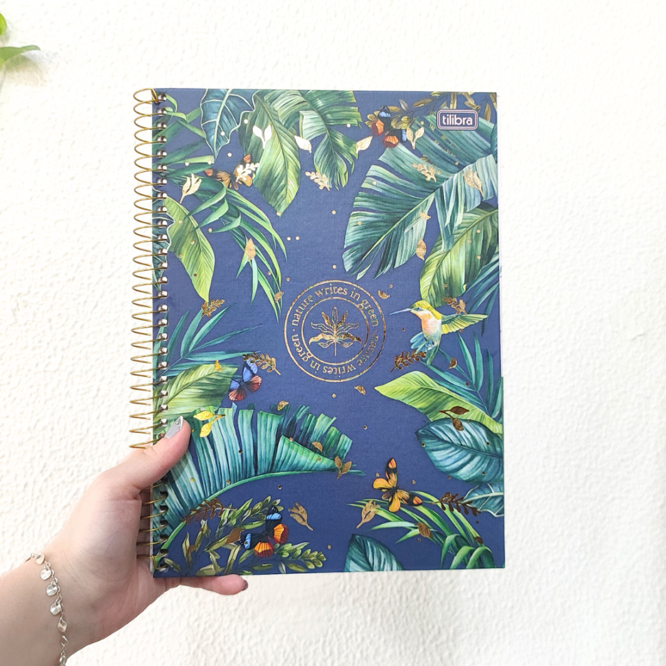 Caderno com Espiral Universitário 1 Matéria Naturalis Tilibra - #1