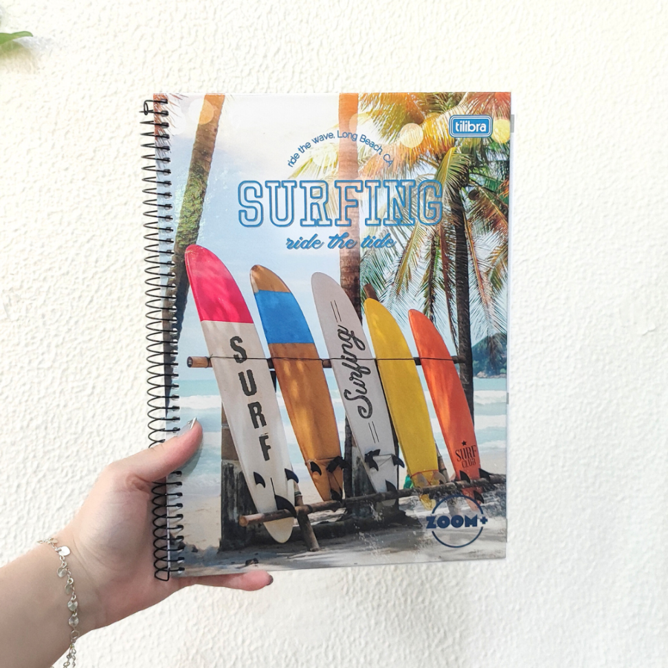 Caderno com Espiral Universitário 1 Matéria Zoom+ Masculino Tilibra - #1