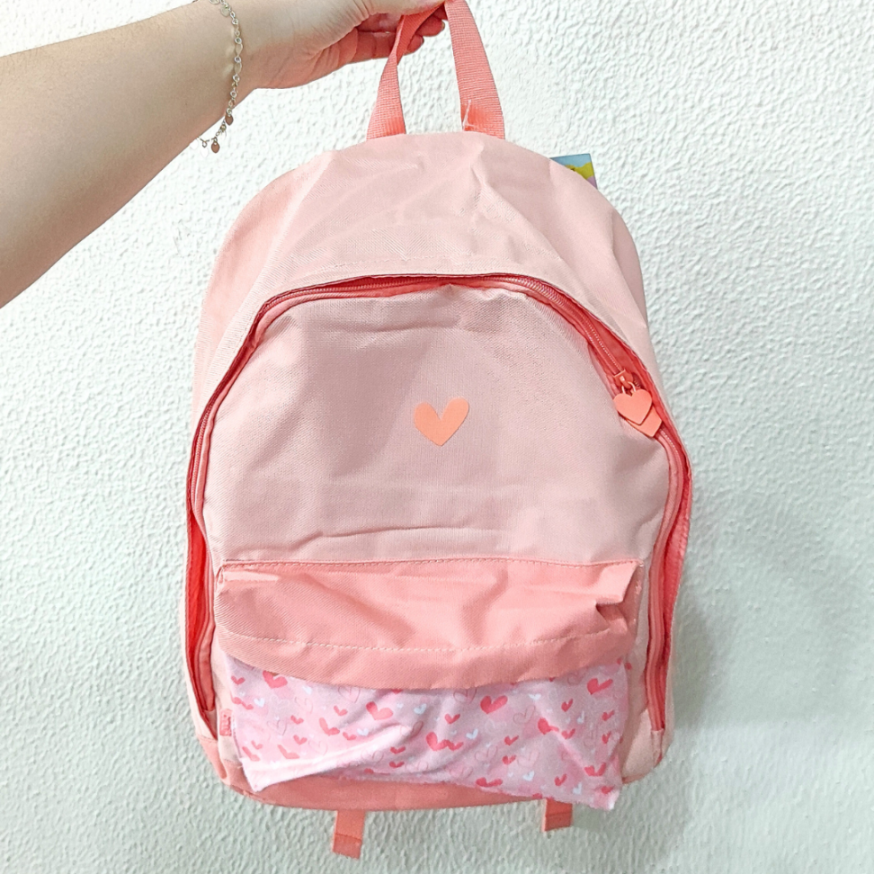 Mochila de Costas Poliéster Coração BRW - #1