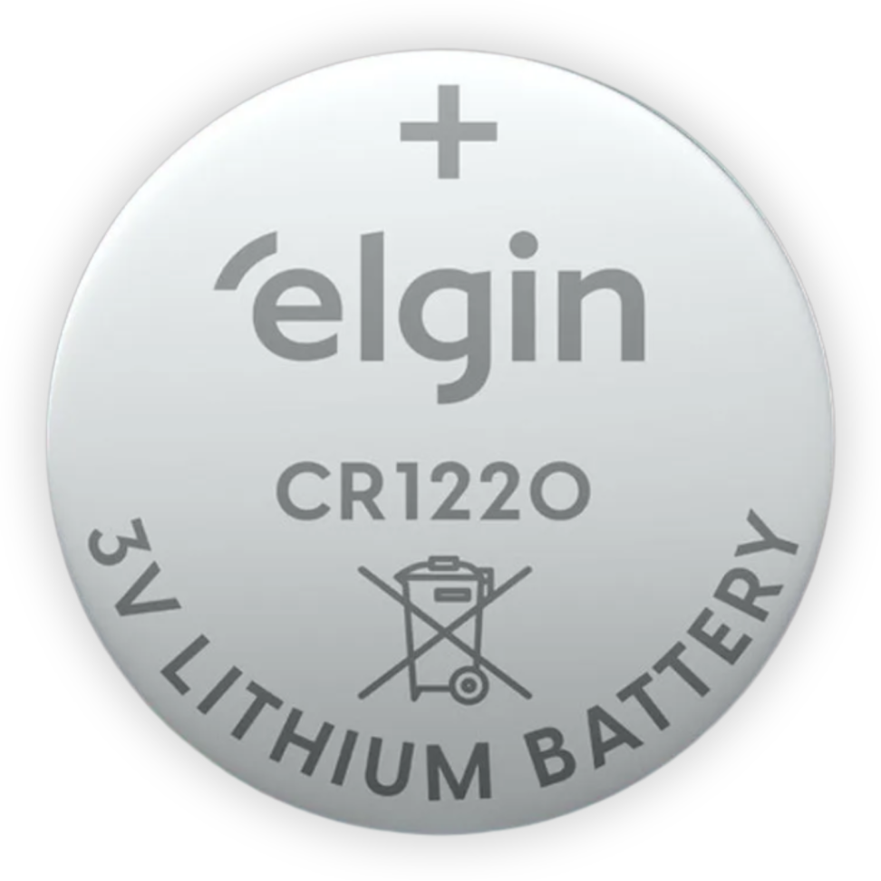 Bateria de Lítio 3V CR1220 Elgin