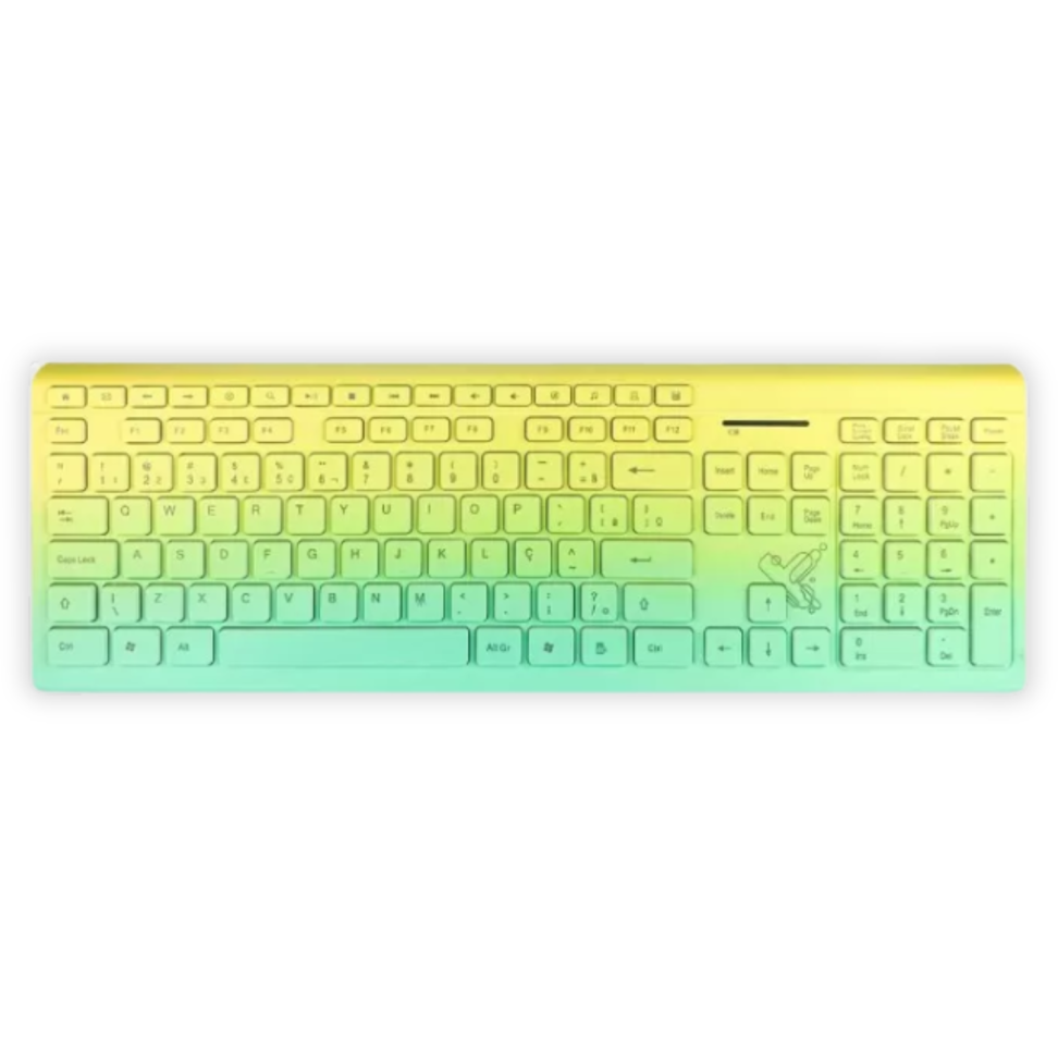 Kit Teclado e Mouse Deluxe Sem Fio Maxprint