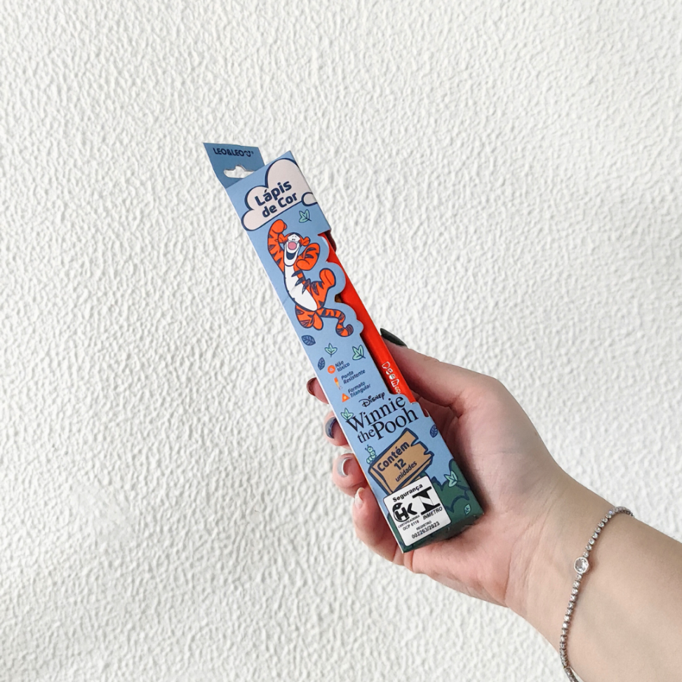 Lápis de Cor 12 Cores Pooh Leo e Leo - #4