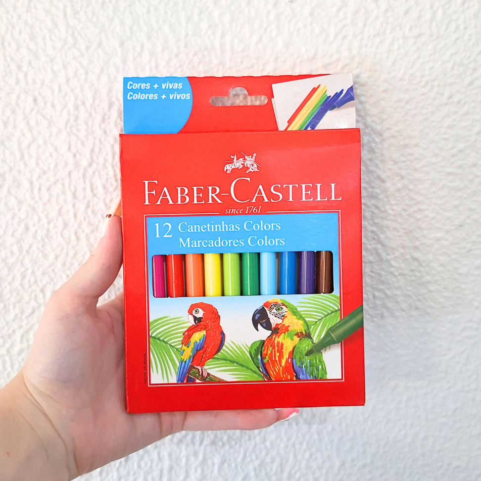 Canetinha Hidrográfica 12 Cores Faber-Castell - #1