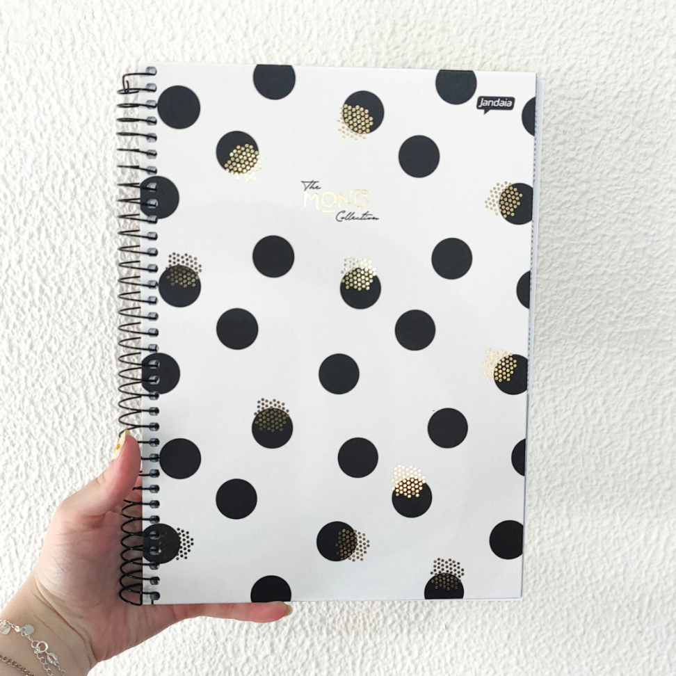 Caderno com Espiral Universitário The Mono Collection 10 Matérias Jandaia - #1
