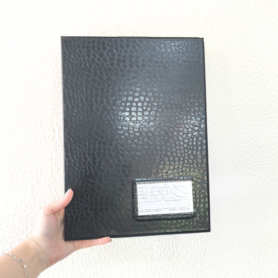 Pasta Catálogo 50 Sacos com Visor Croco Déo Plásticos - #2