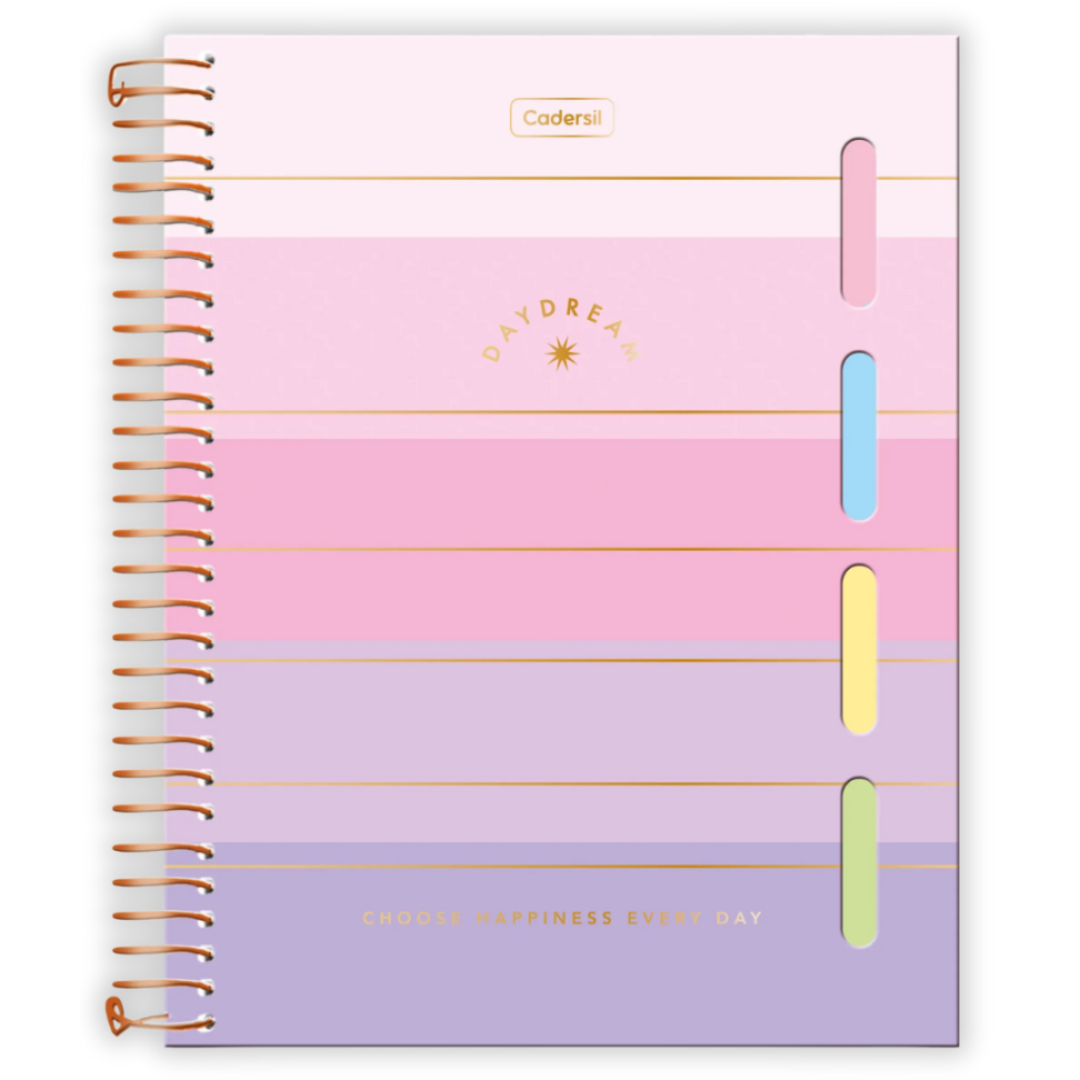 Caderno Criativo com Espiral Colegial Daydream Cadersil - #3