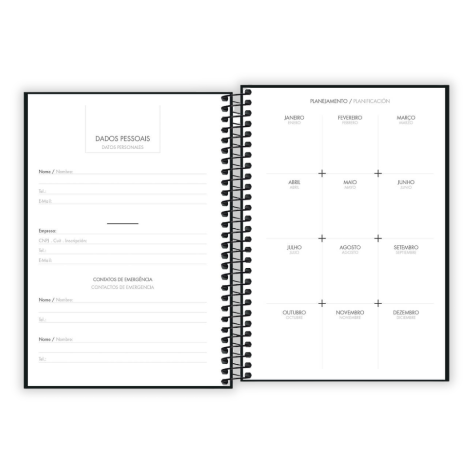 Agenda Espiral Executiva Permanente Pequena Napoli Tilibra - #2