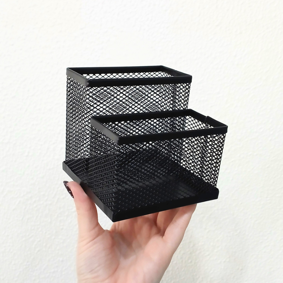 Porta Canetas Aramado 2 Compartimentos Agility - #2