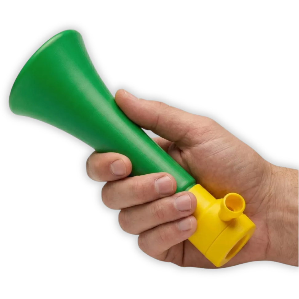 Corneta Vuvuzela 20cm Líder