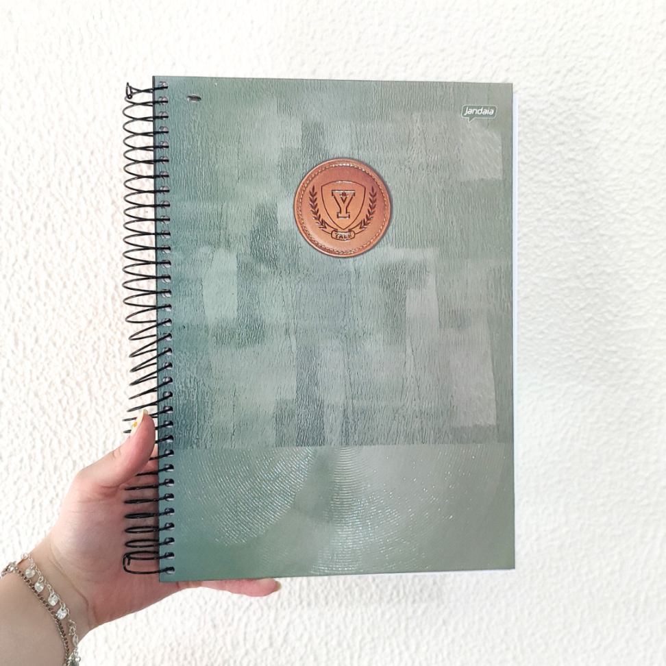 Caderno com Espiral Universitário Yale 10 Matérias Jandaia - #8