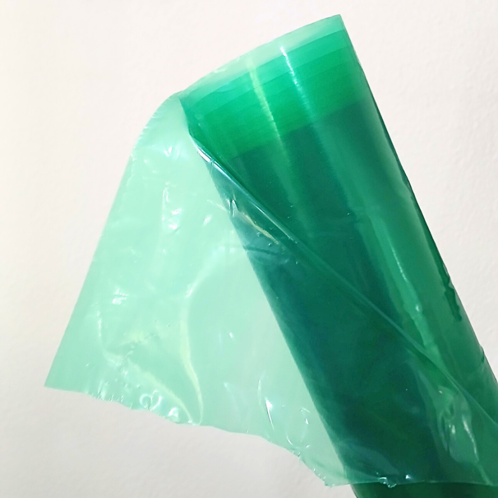 Bobina de Plástico para Encapar 25m x 45cm Verde Brasil DAC - #4