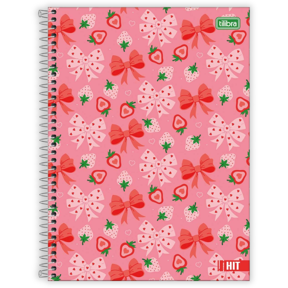 Caderno com Espiral Universitário 1 Matéria Hit Feminino Tilibra - #1