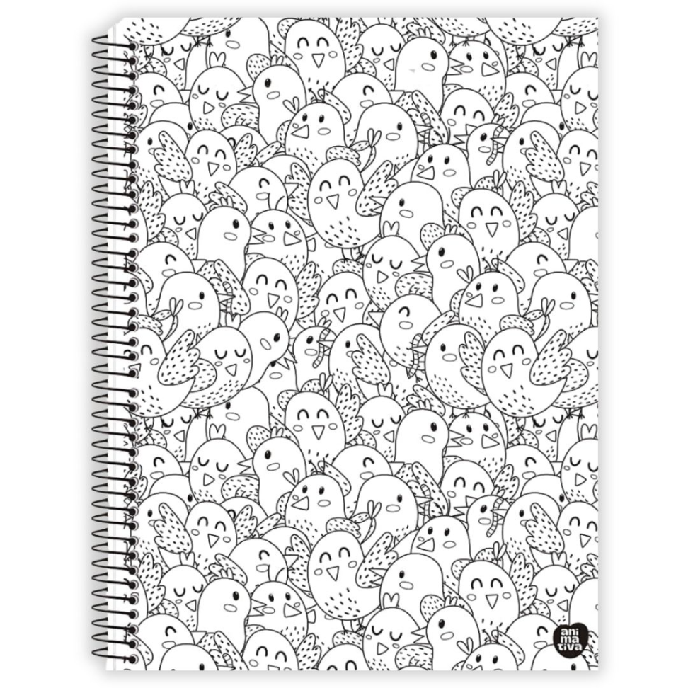 Caderno com Espiral Universitário Color Quest 1 Matéria Animativa - #2