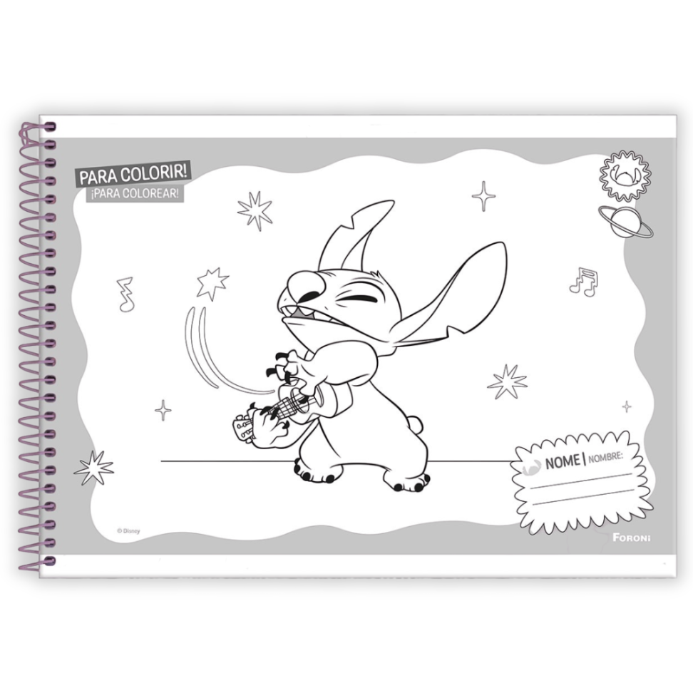 Caderno de Cartografia e Desenho Capa Flexível Stitch Foroni - #4