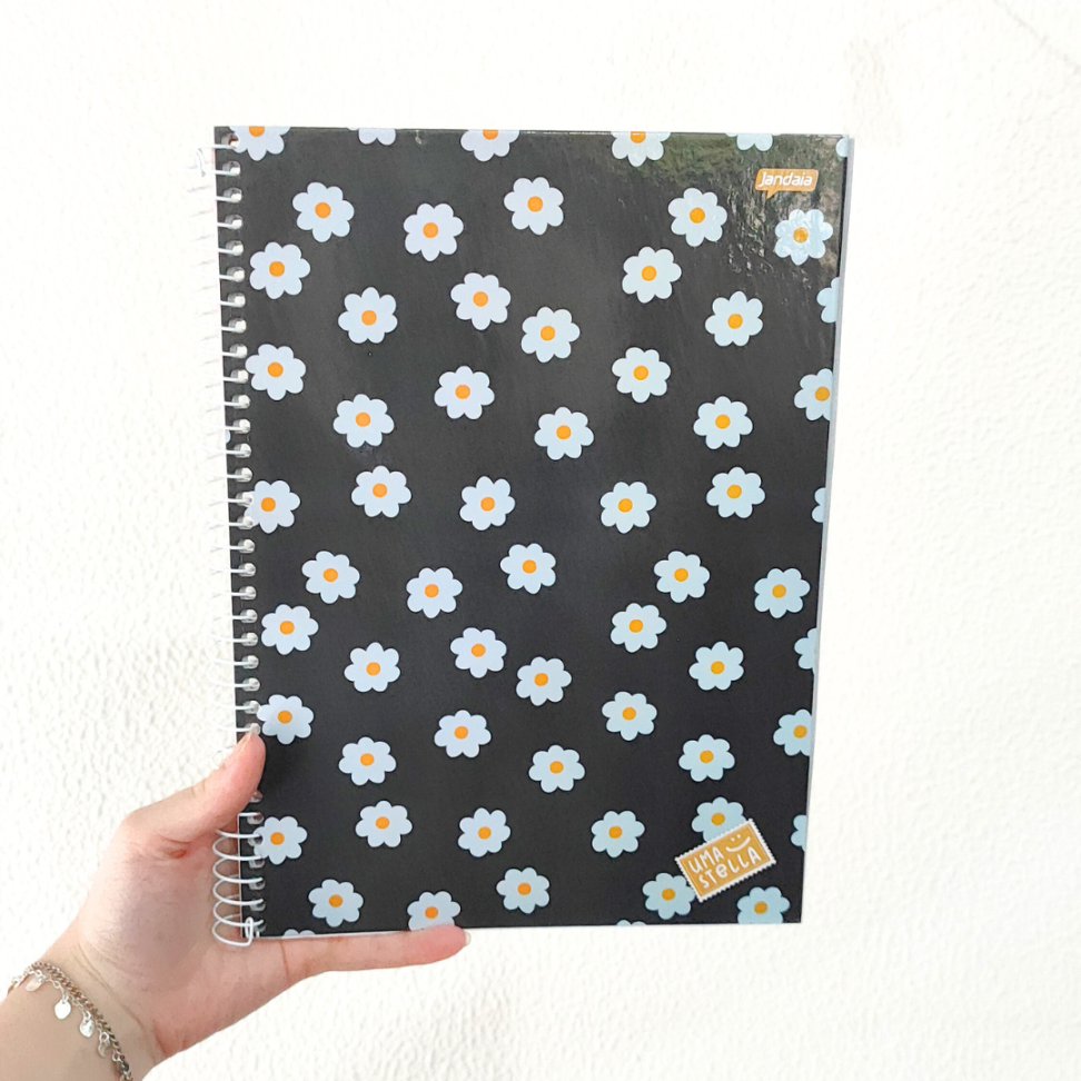 Caderno com Espiral Universitário Uma Stella 1 Matéria Jandaia - #11