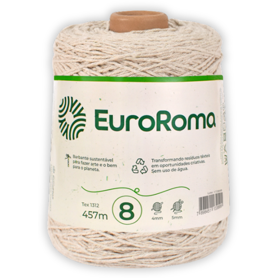 Barbante Cru N.8 457m EuroRoma