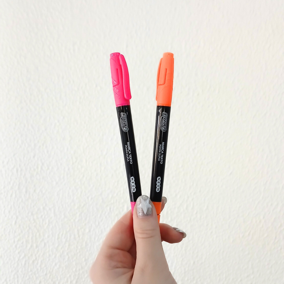 Marca Texto Ponta Dupla Neon BRW - #5