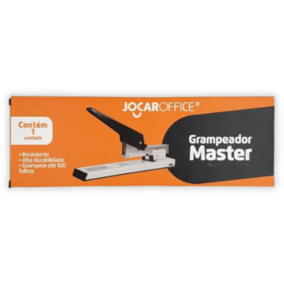 Grampeador 100 Folhas Estrutura Metálica Jocar Office