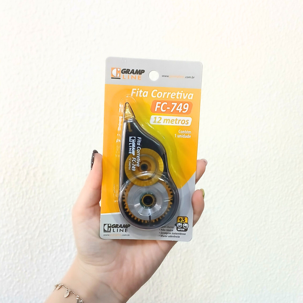 Fita Corretiva FC-749 12m x 5mm Grampline - #2