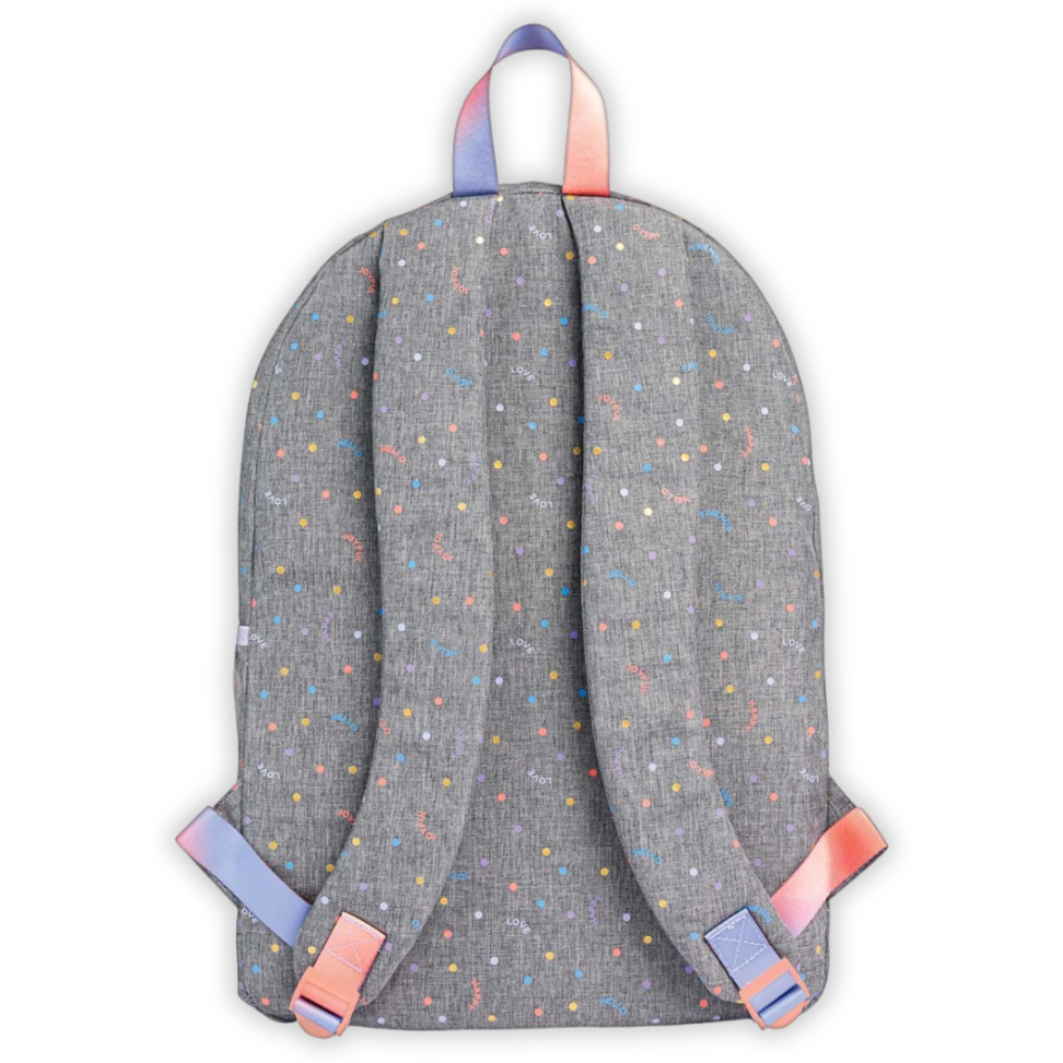 Mochila de Costas Dots Cinza Académie Tilibra - #5