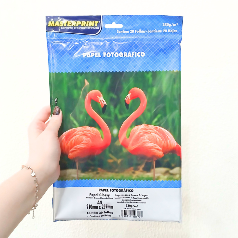 Papel Fotográfico Glossy Inkjet 230g 1 Folha Masterprint - #3