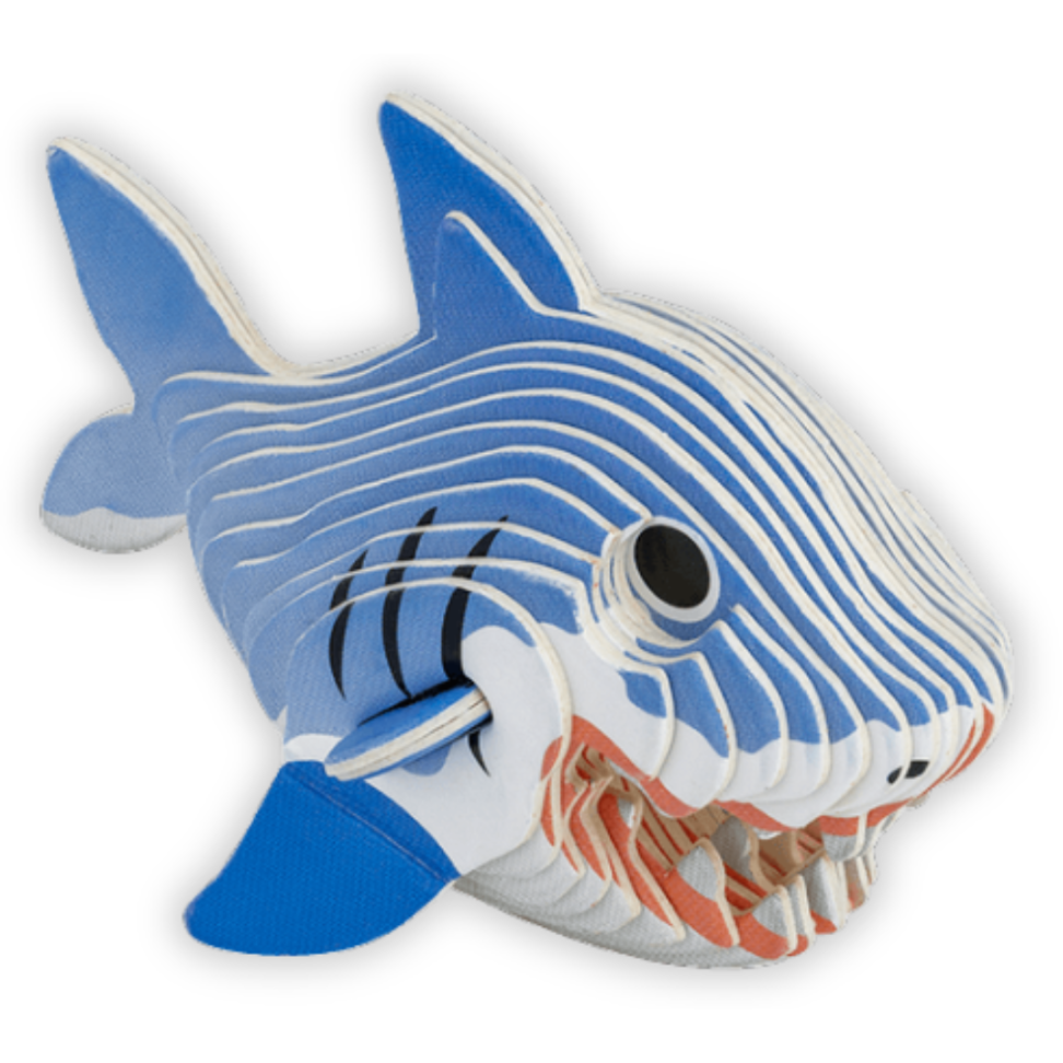 Quebra-Cabeça 3D Shark 22 Peças Dipedu BRW - #3