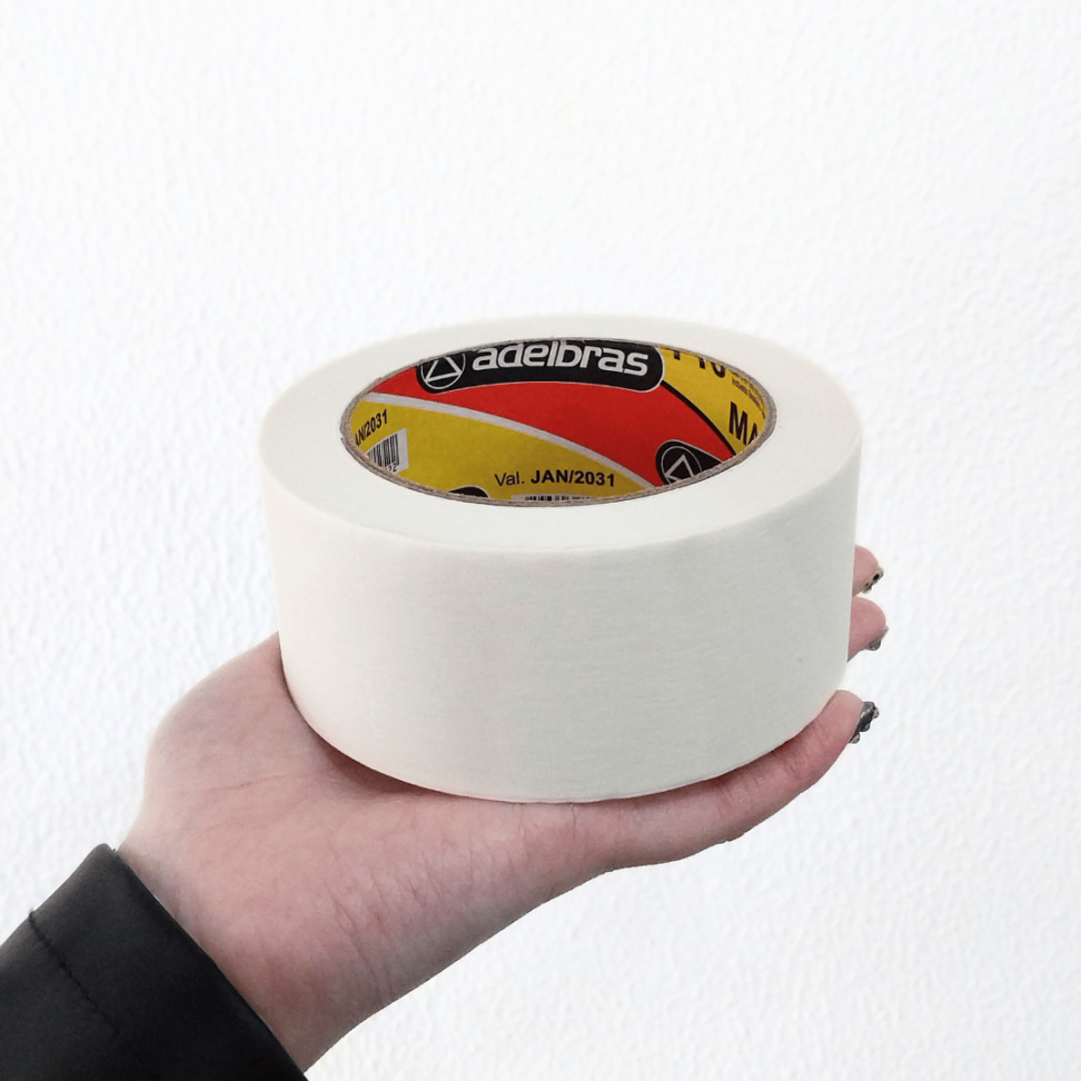 Fita Adesiva Crepe 48mm x 50m Mask 710 Adelbras
