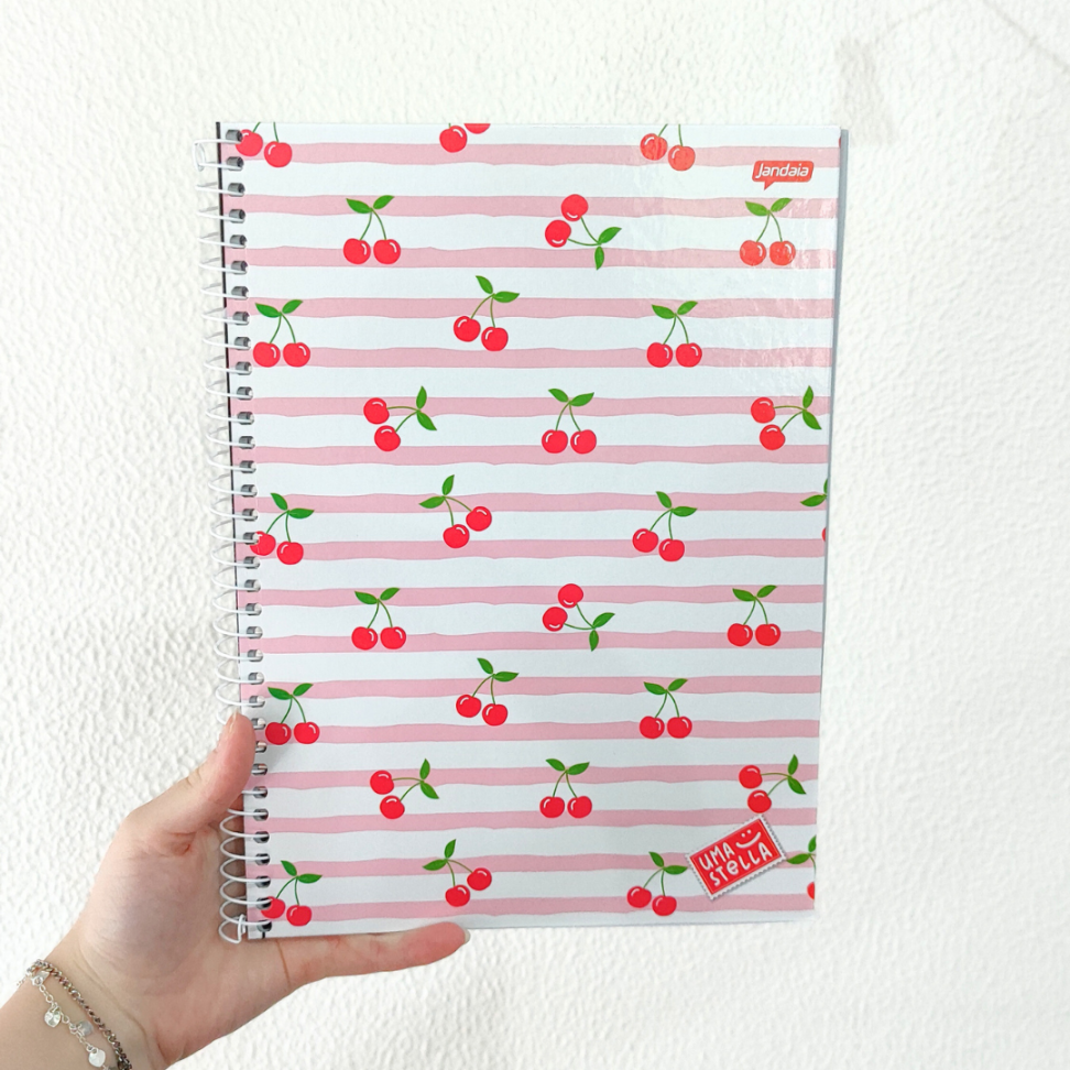 Caderno com Espiral Universitário Uma Stella 1 Matéria Jandaia - #12