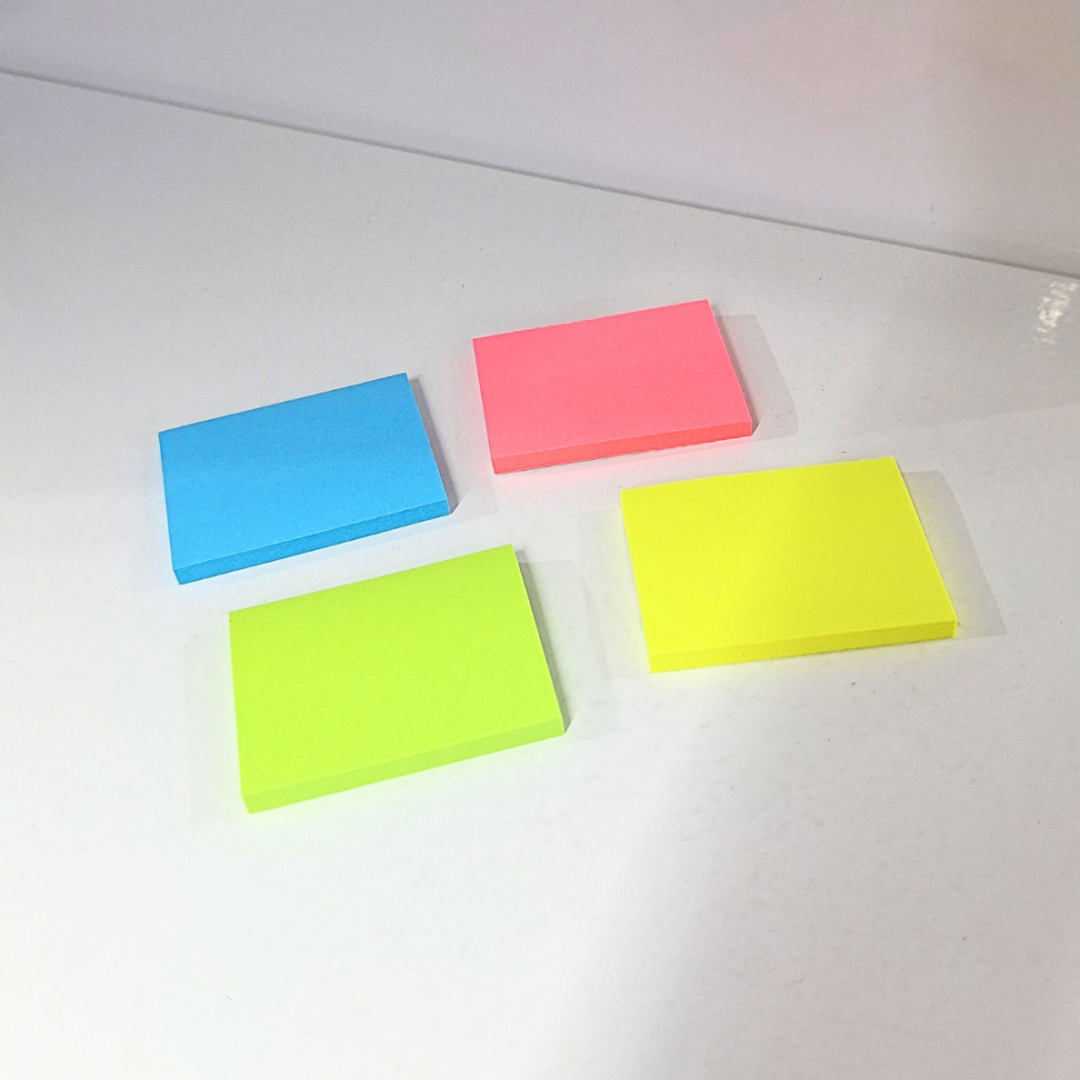 Blocos Adesivos Pima Note 38mm x 51mm 4 Cores Neon Pimaco - #1