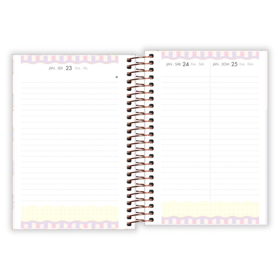 Agenda Espiral Diária Pequena Soho 2026 Tilibra - #8