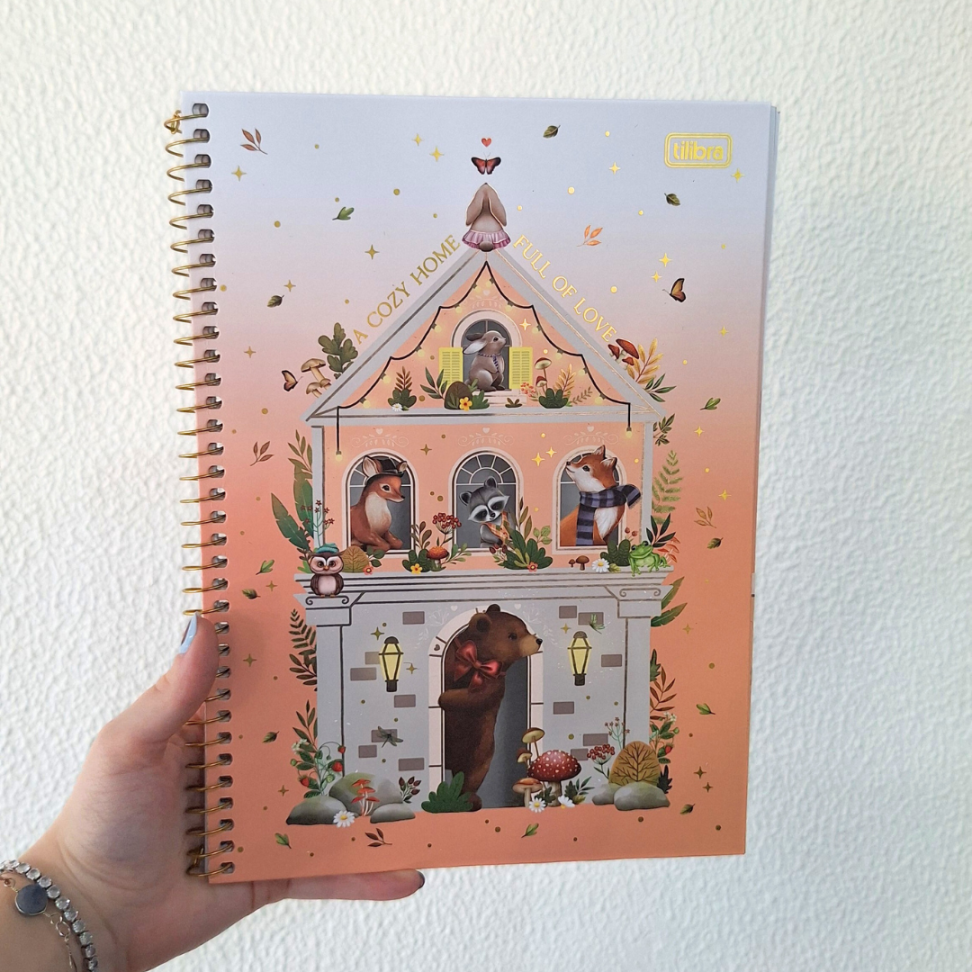 Caderno com Espiral Loveland 1 Matéria Tilibra - #12