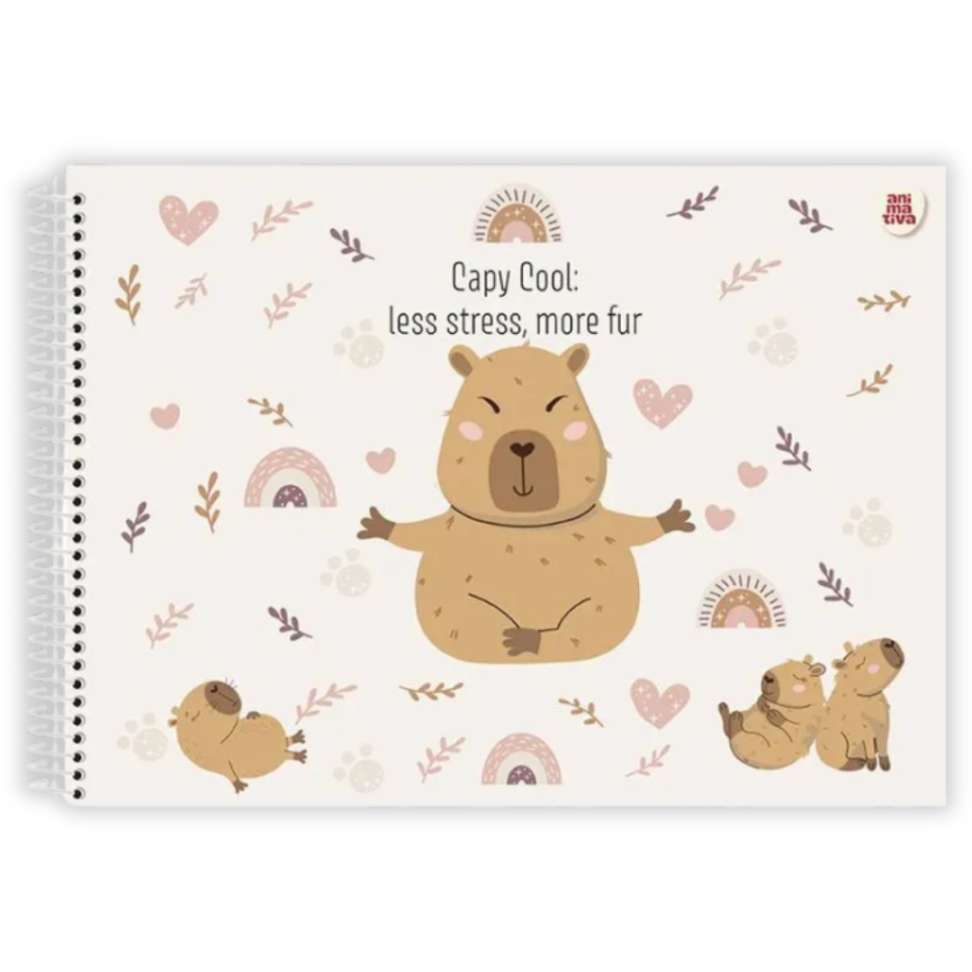 Caderno de Cartografia e Desenho Capycuties Animativa - #1