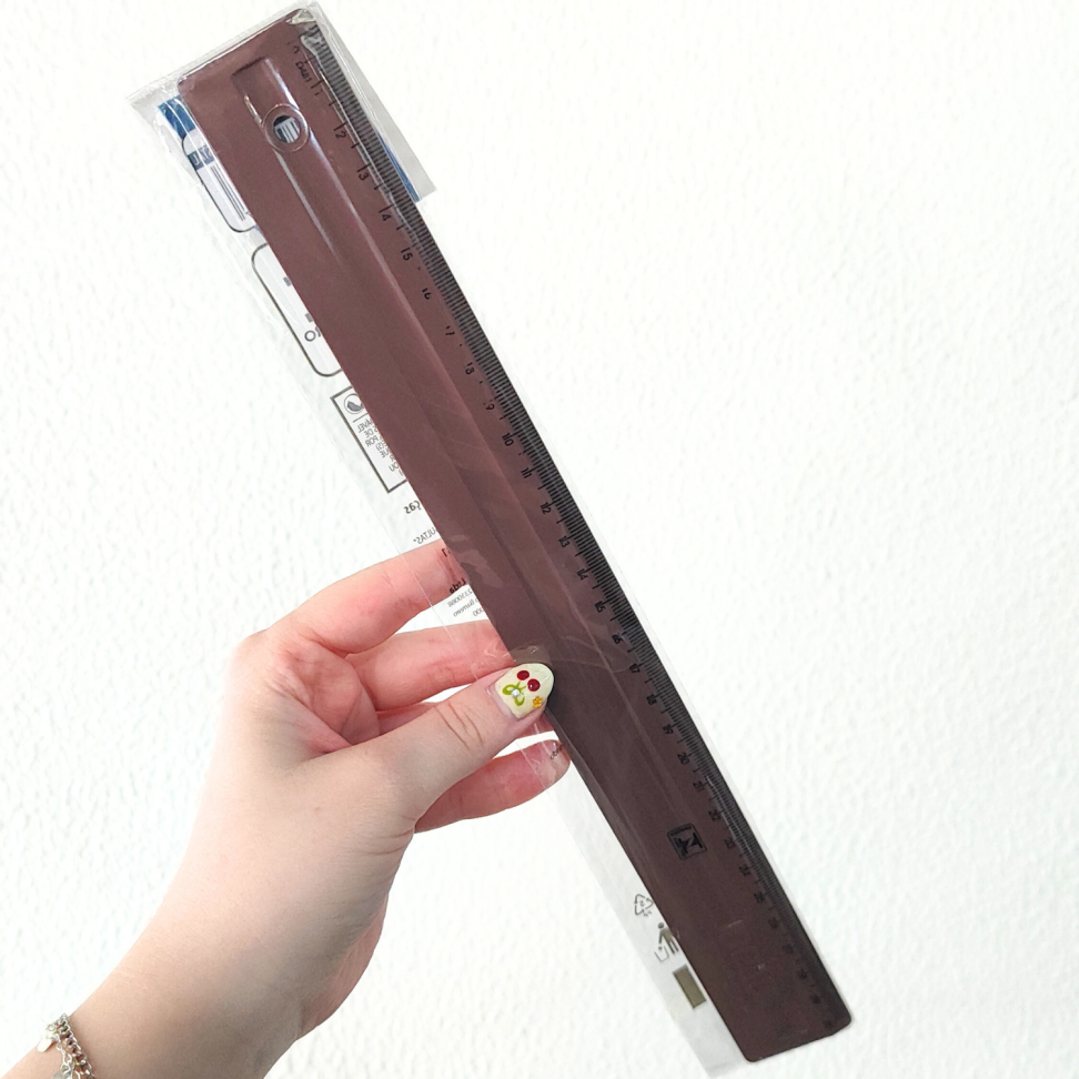 Régua Plástica Brigadeiro 30cm Dello - #1