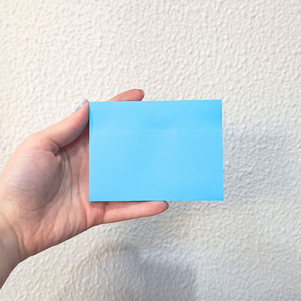 Bloco Adesivo Pima Note 76mm x 102mm Azul Neon Pimaco - #1