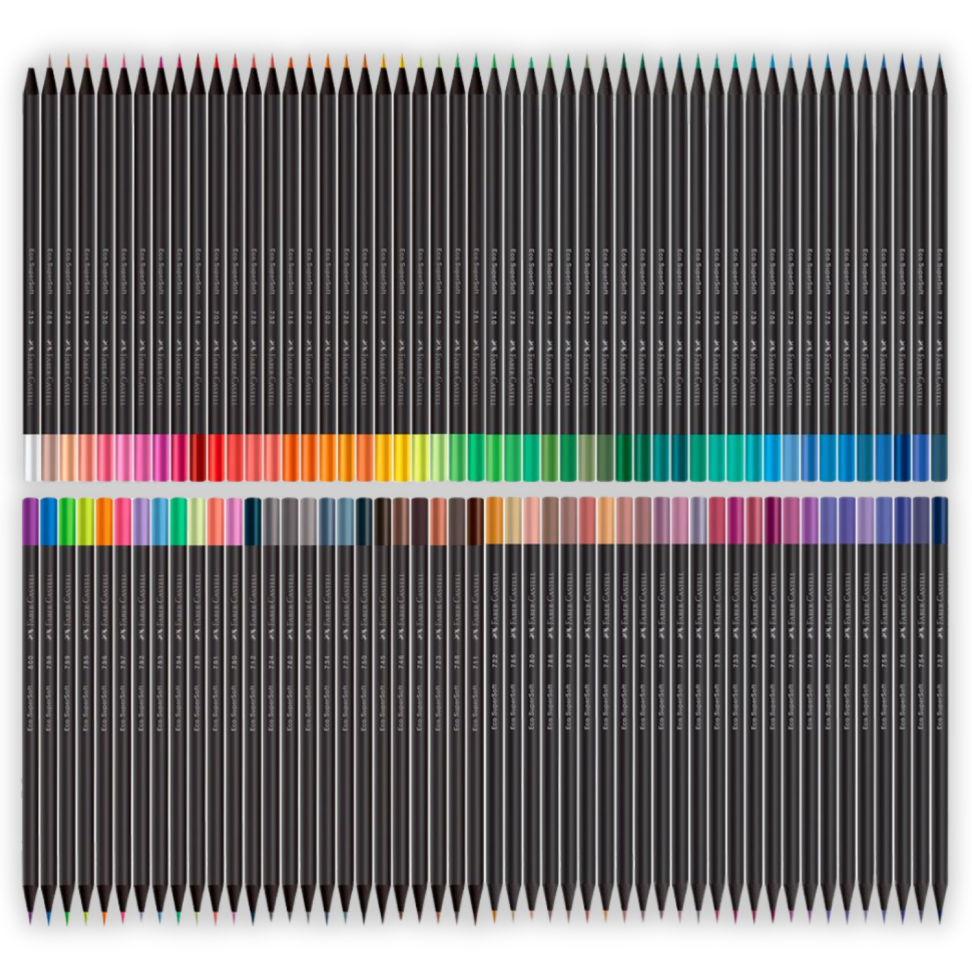 Lápis de Cor Eco SuperSoft Stand 100 Cores Faber-Castell - #3