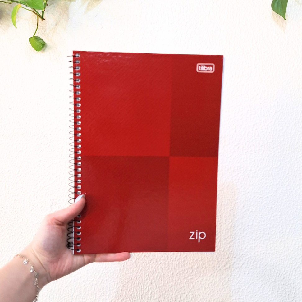 Caderno com Espiral Universitário 1 Matéria Zip B Tilibra - #8
