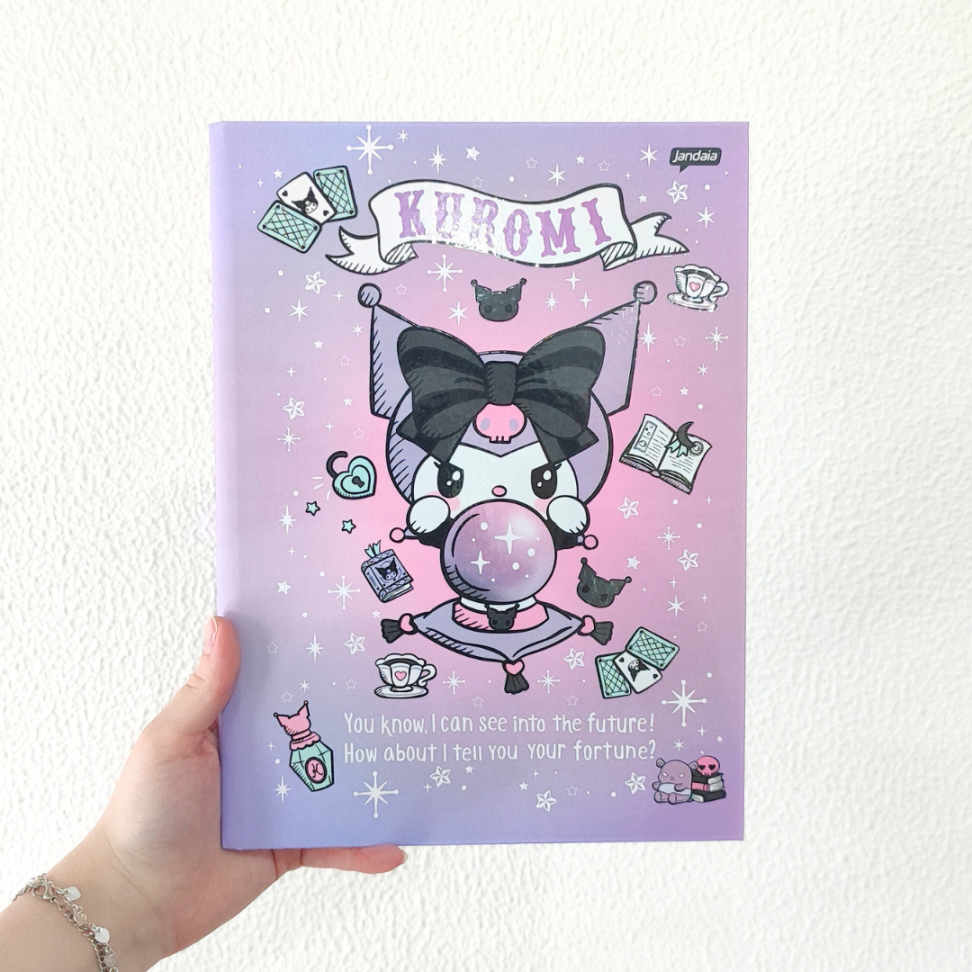 Caderno Brochura Kuromi Jandaia - #9