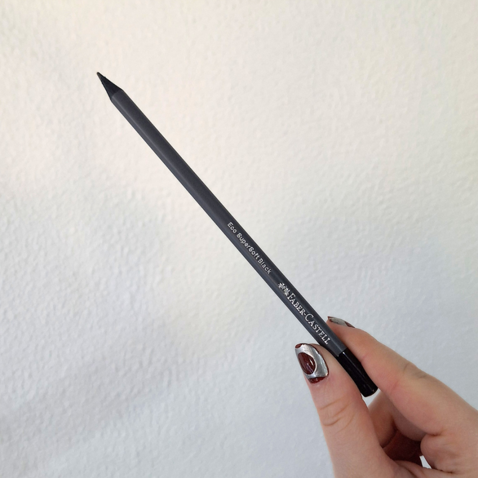 Lápis Grafite de Escrever Eco Supersoft Black Faber-Castell