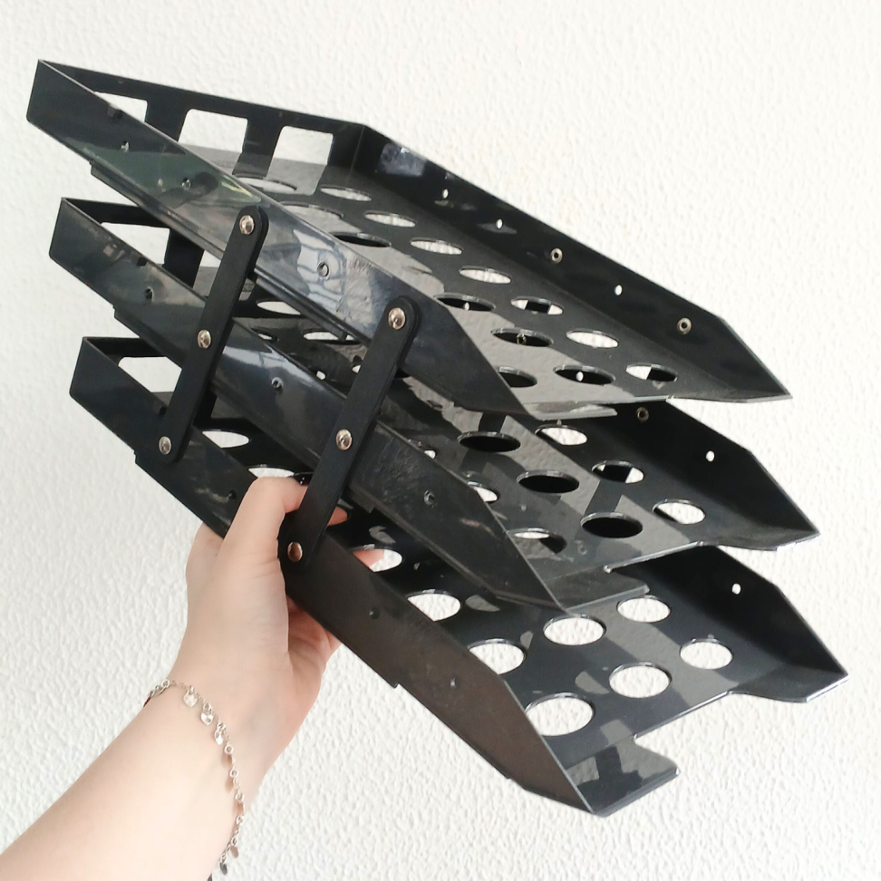 Caixa de Correspondência Tripla Móvel Preto Carbrink - #3