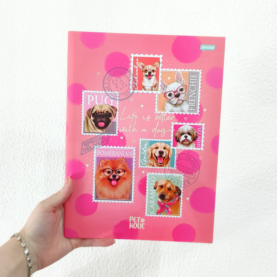 Caderno Brochura Pet Holic Jandaia - #1