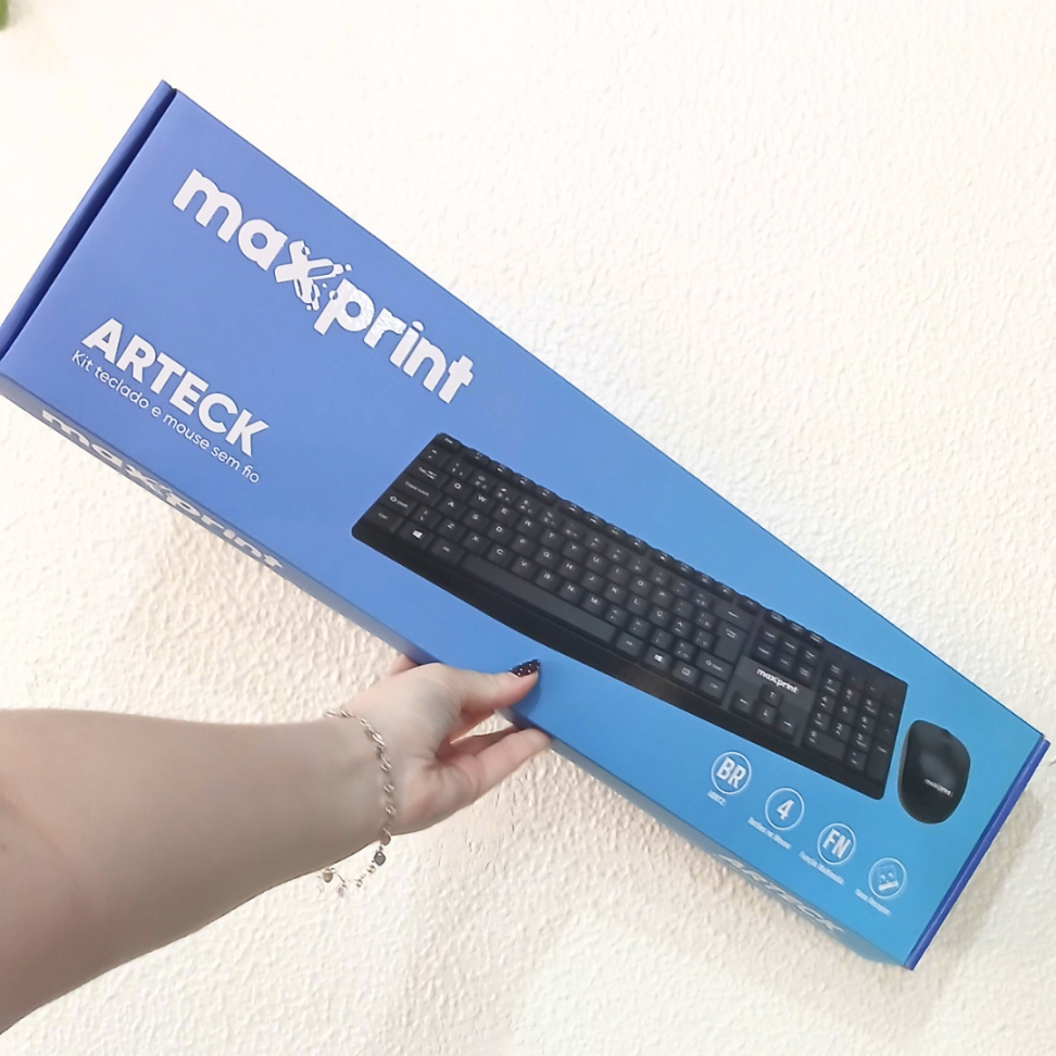 Kit Teclado e Mouse Arteck Sem Fio Maxprint - #5